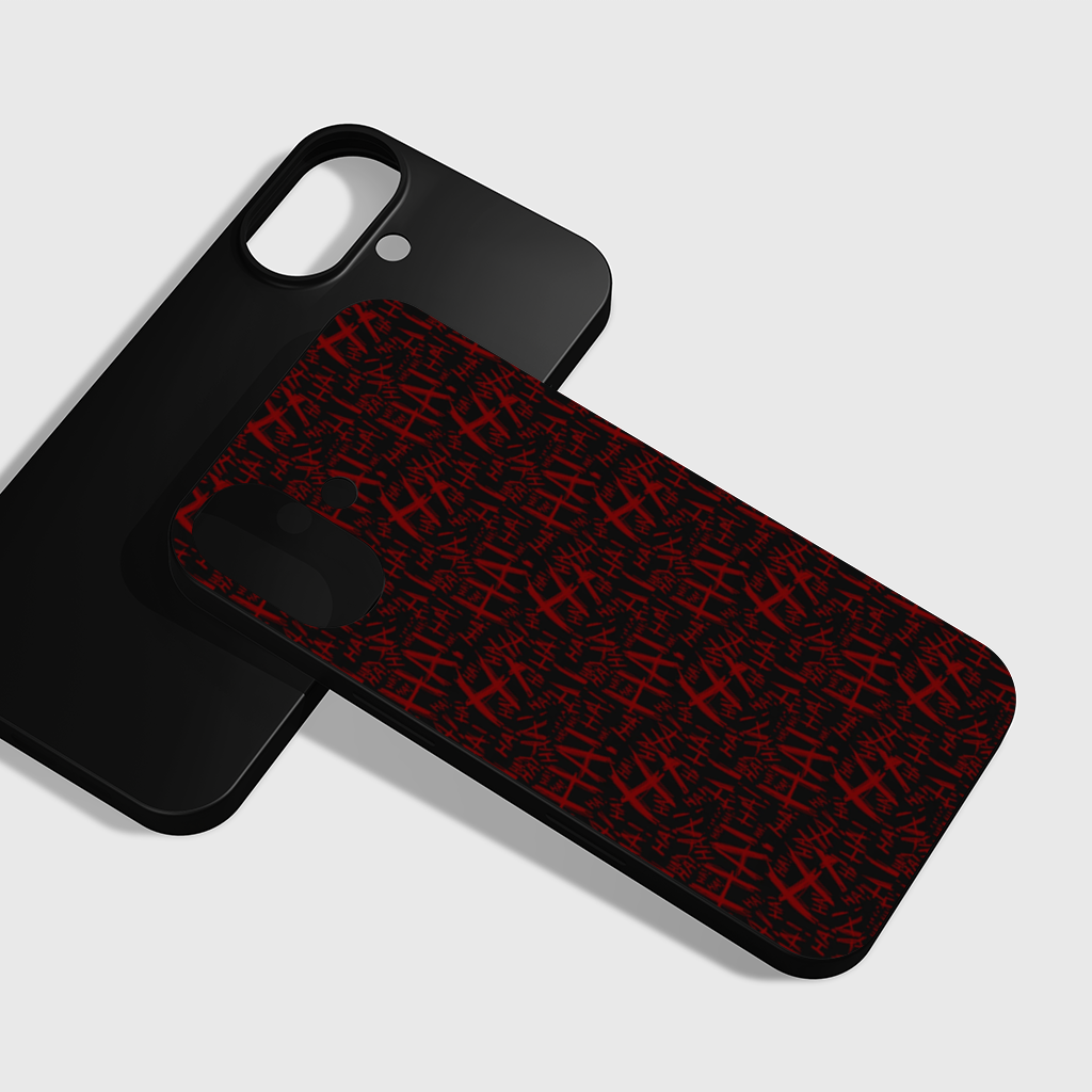 JOKER LAUGH PATTERN iPhone 16 Plus Case