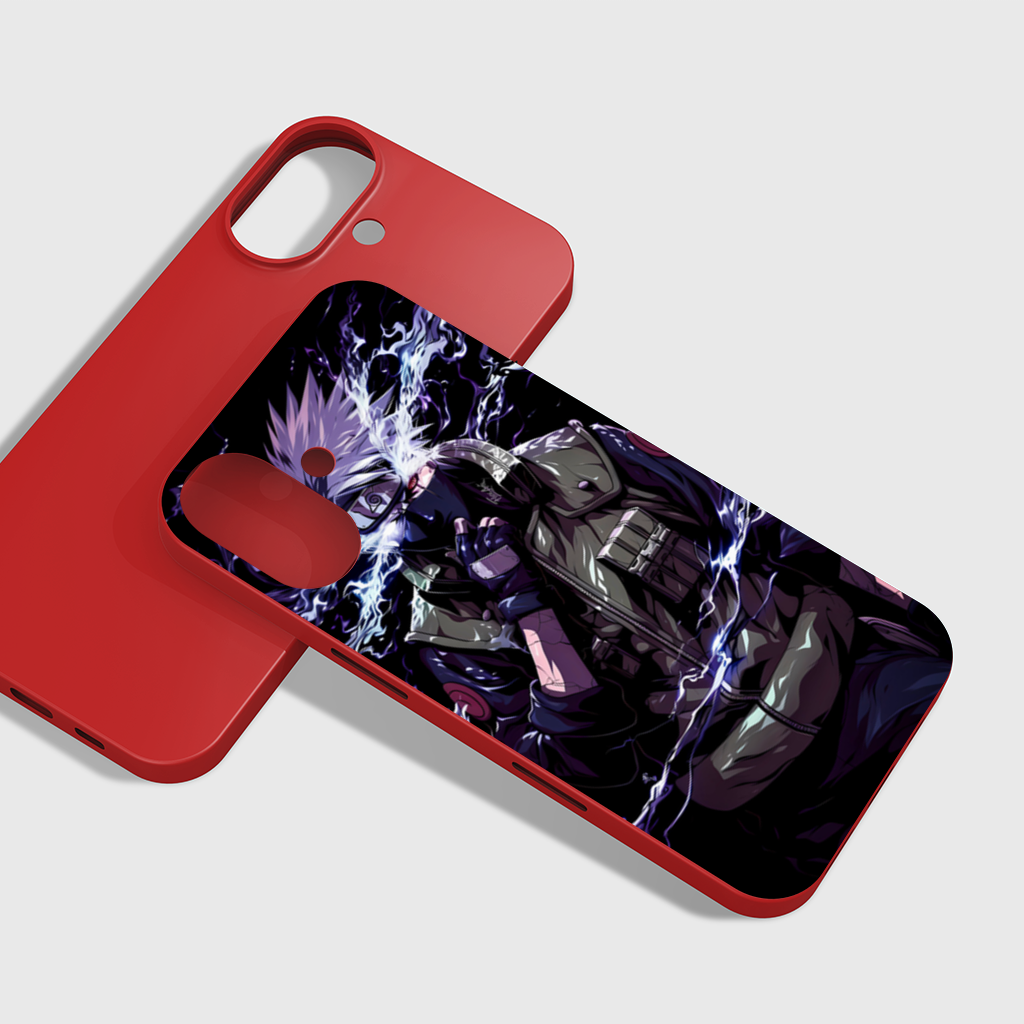 Kakashi Hatake The Surge of Purple Lightning iPhone 16 Plus Case