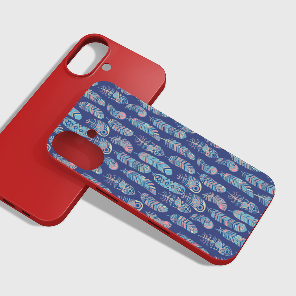Boho Tribal Feather iPhone 16 Plus Case