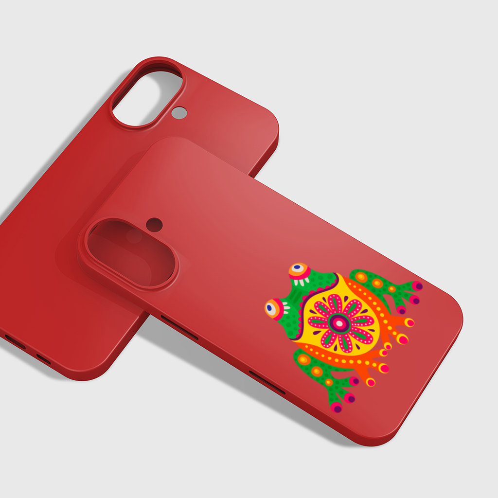 Meksika Alebrije Kurbağa iPhone 16 Plus Kılıfı