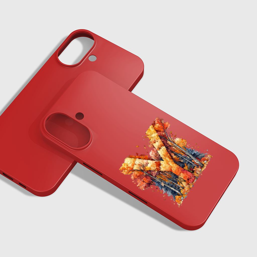 Autumn Forest Letter Y iPhone 16 Plus Case