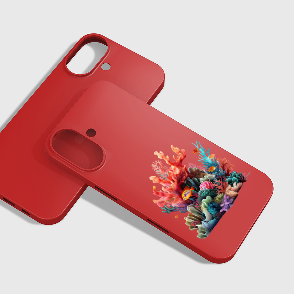 Vibrant Coral Reef and Tropical Fish iPhone 16 Plus Case