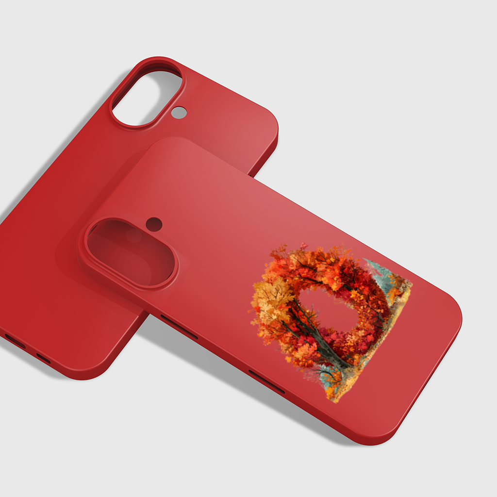 Autumn Leaf Letter O iPhone 16 Plus Case