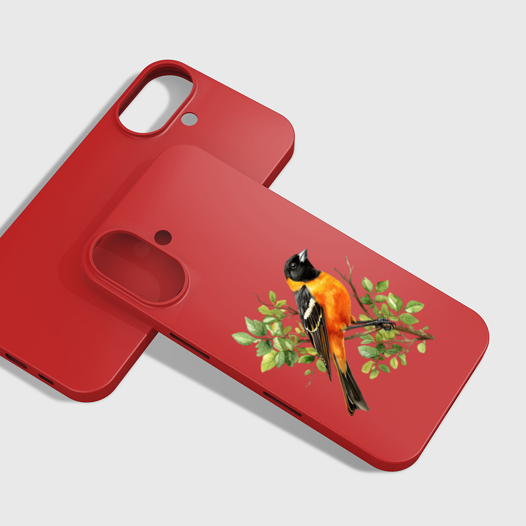 Baltimore Oriole on Branch iPhone 16 Plus Case
