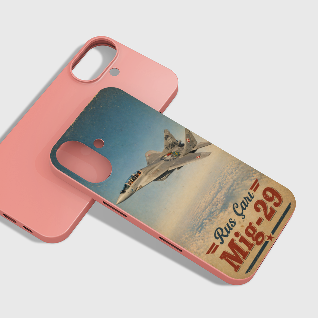 Russian Tsar Mig-29 Fighter Jet Retro iPhone 16 Plus Case