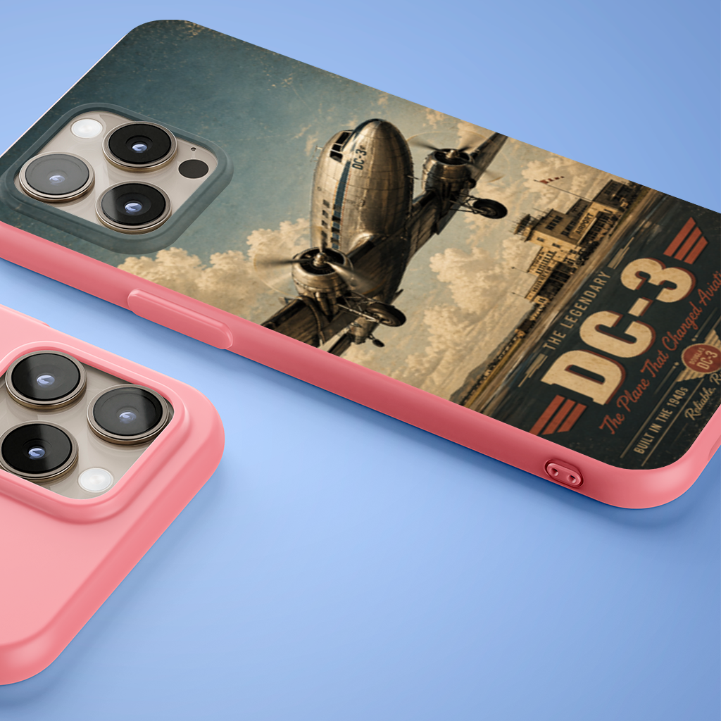 Douglas DC-3 Vintage Aviation iPhone 15 Pro Max Case