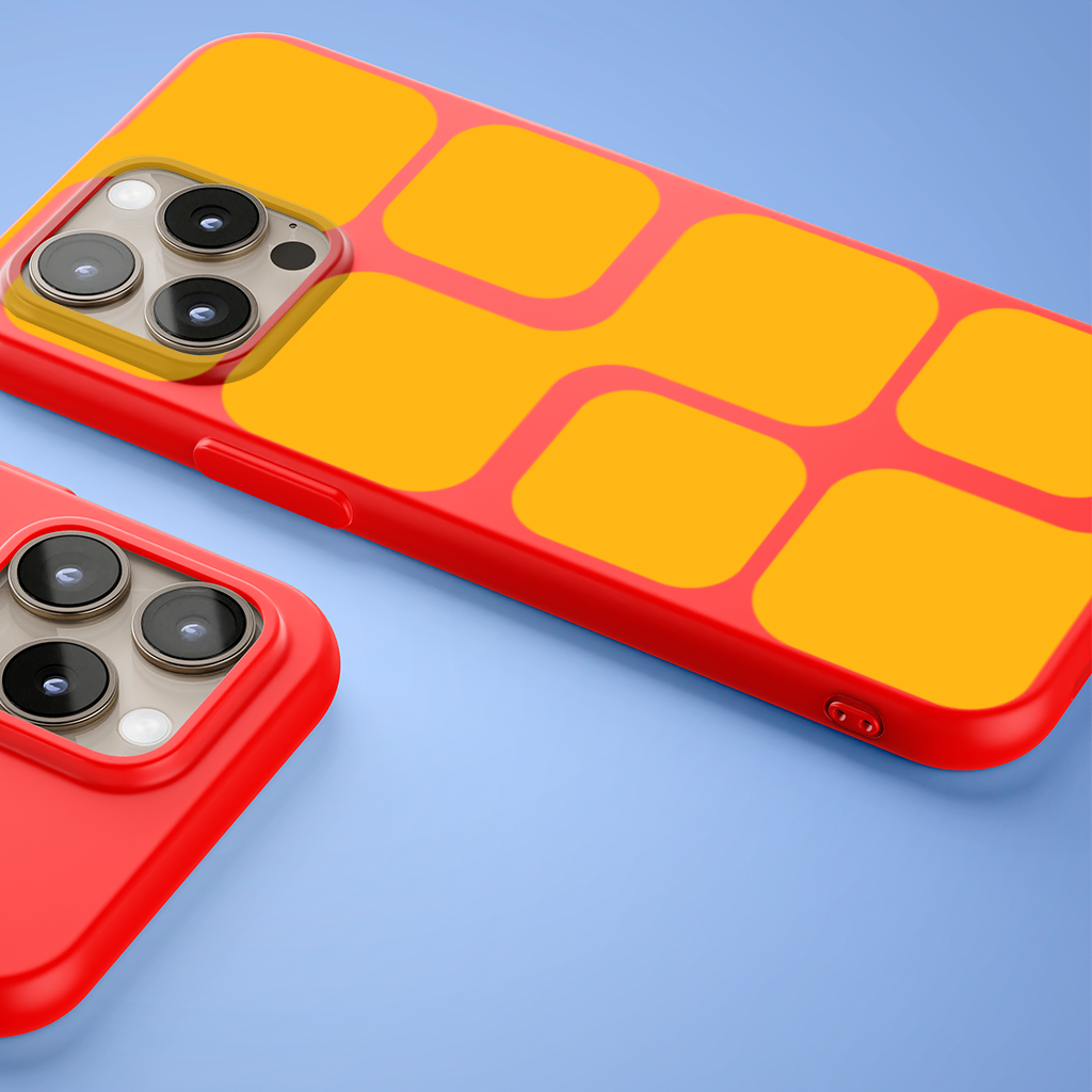 Yellow Geometric Labyrinth and Modern Abstract Pattern iPhone 15 Pro Max Case