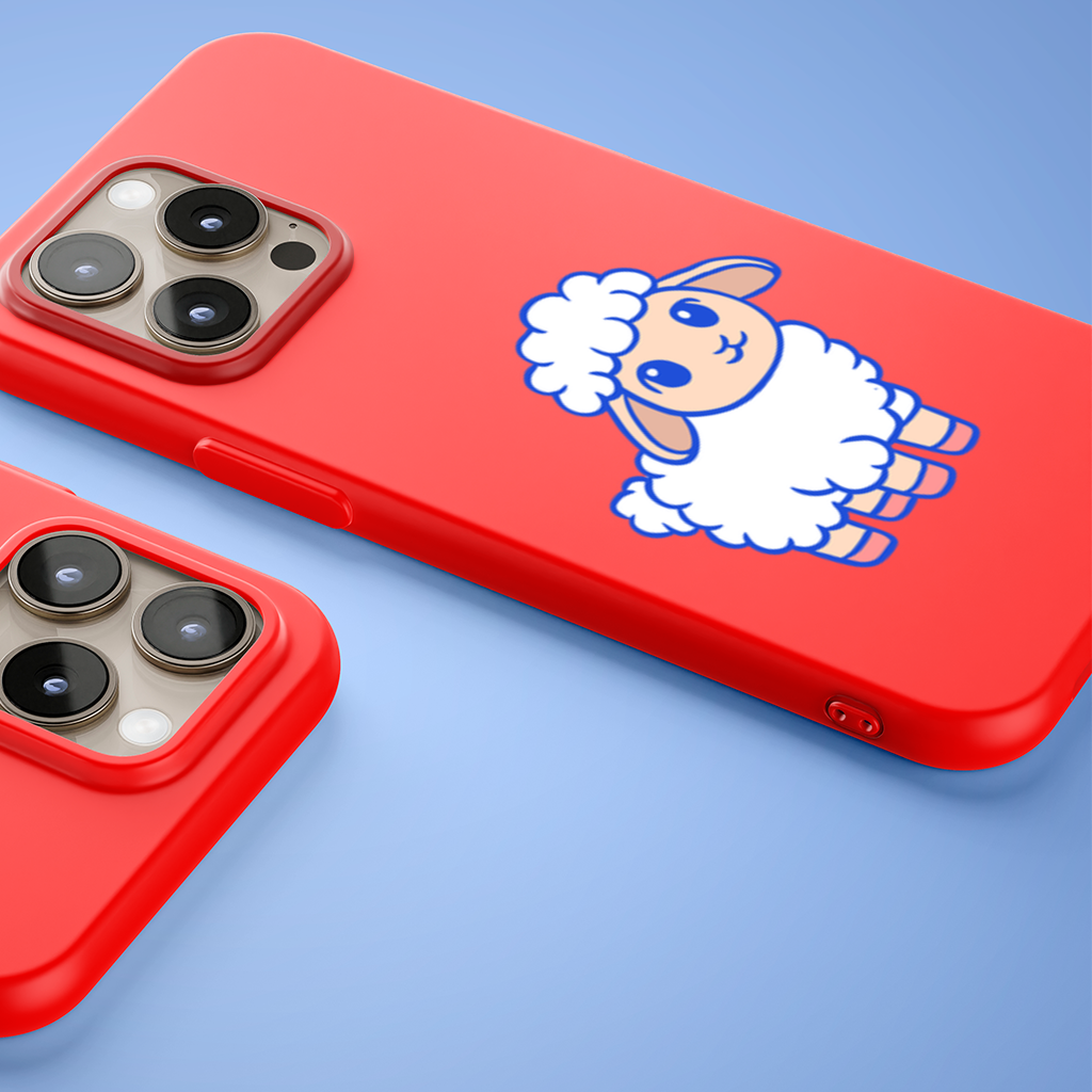 Cute Kawaii Lamb iPhone 15 Pro Max Case