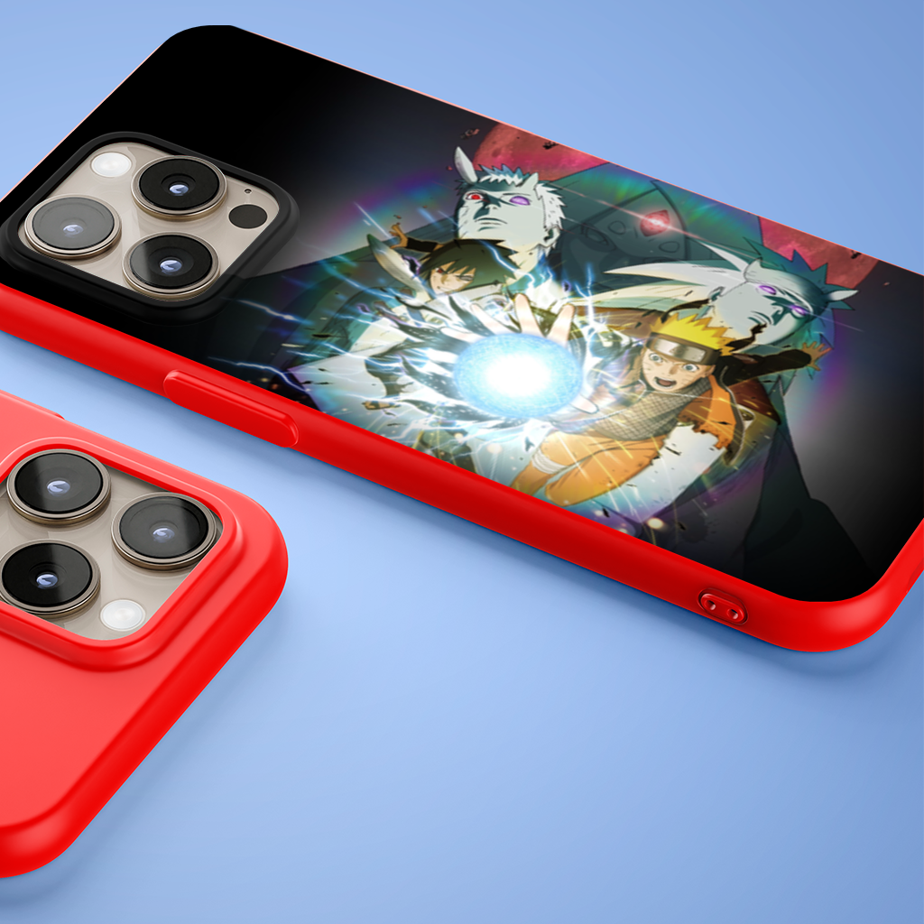 Naruto  Sasuke  Ultimate Rasengan Chidori Clash iPhone 15 Pro Max Case