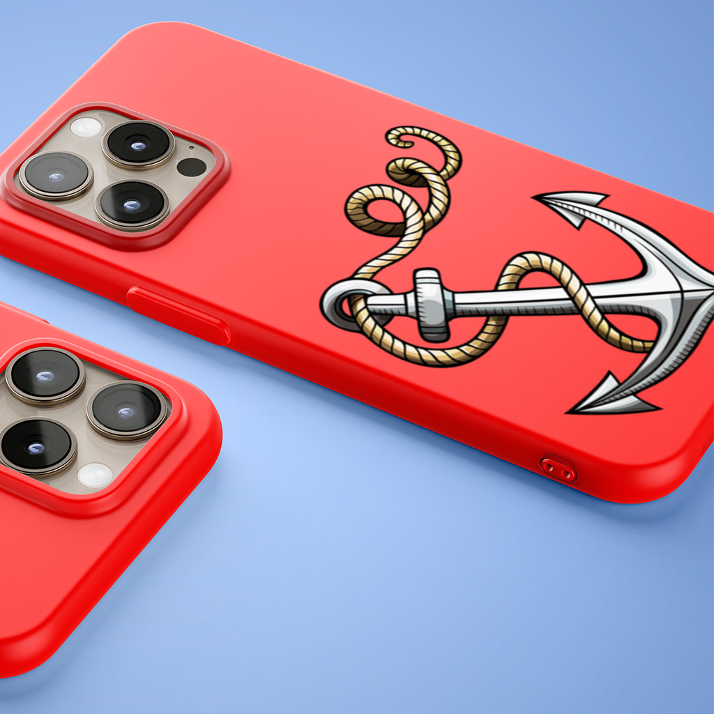 Sailor Anchor with Rope Tattoo Art iPhone 15 Pro Max Case