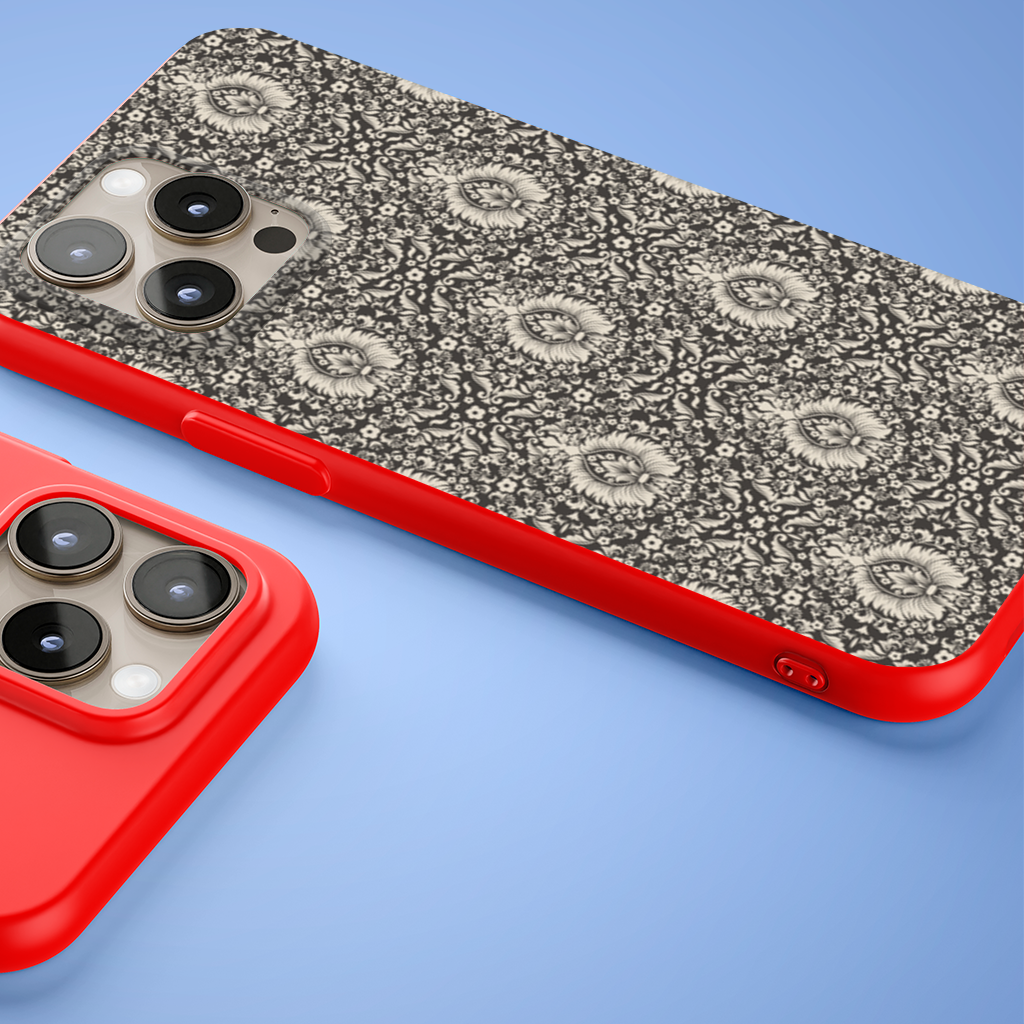 Classic Vintage Damask Floral Pattern iPhone 15 Pro Max Case