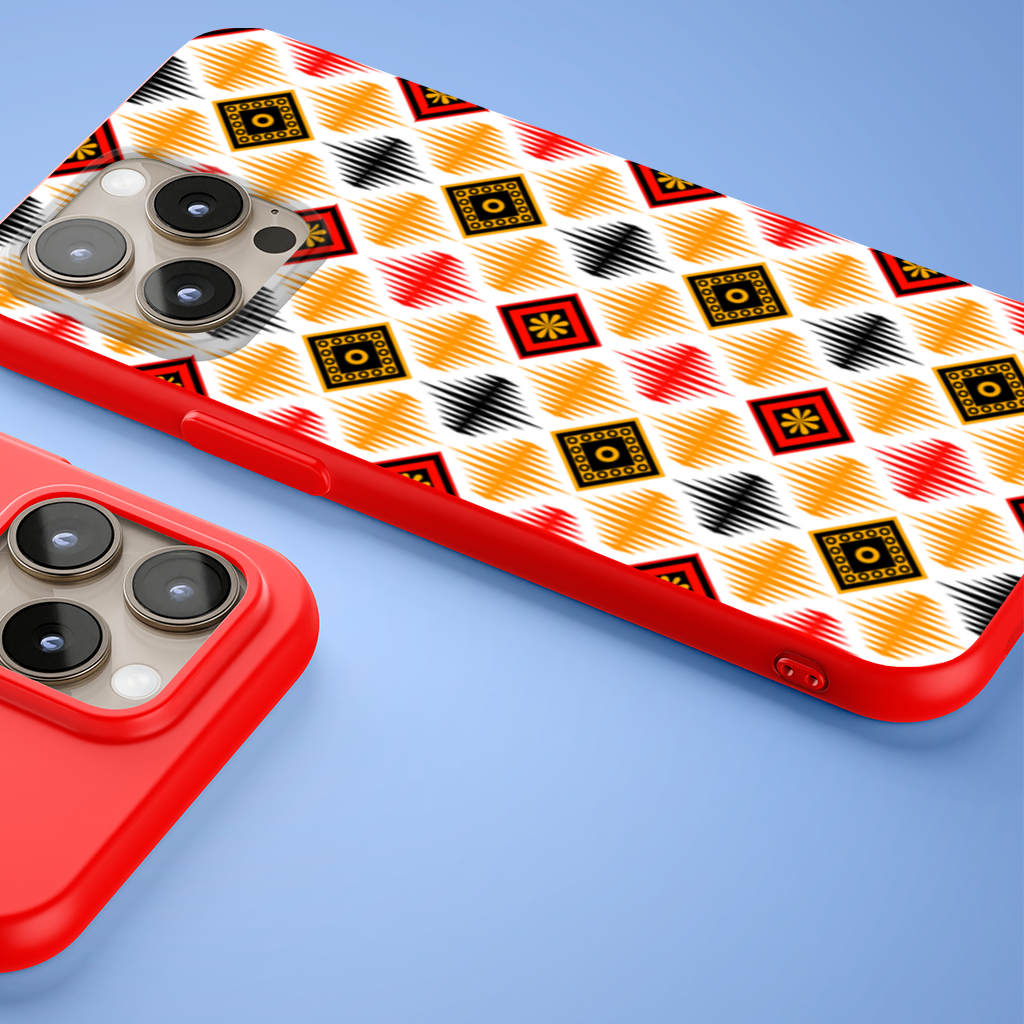 Vibrant Ethnic Geometric Motif iPhone 15 Pro Max Case