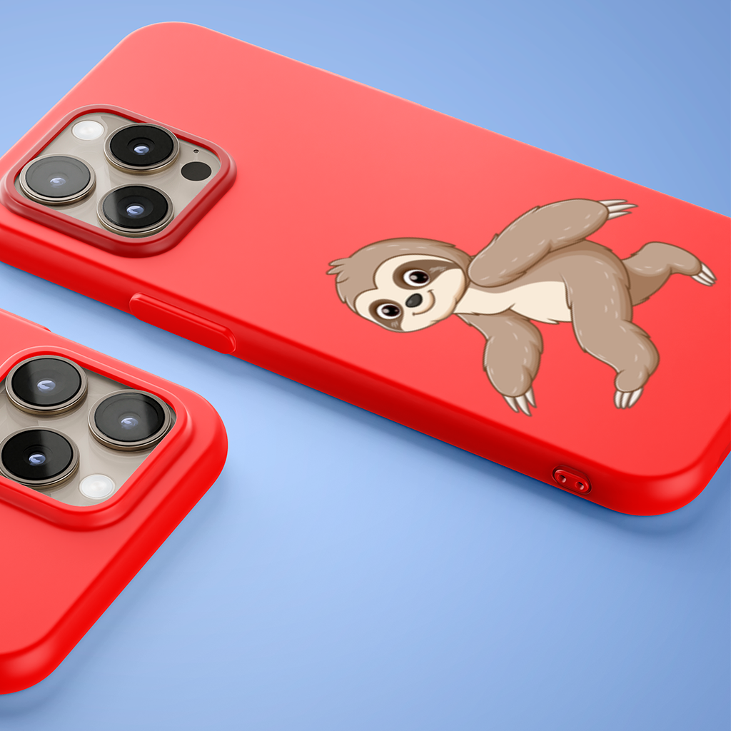 Cute Joyful Walking Sloth iPhone 15 Pro Max Case