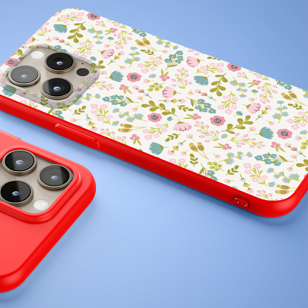 Pastel Spring Floral iPhone 15 Pro Max Case
