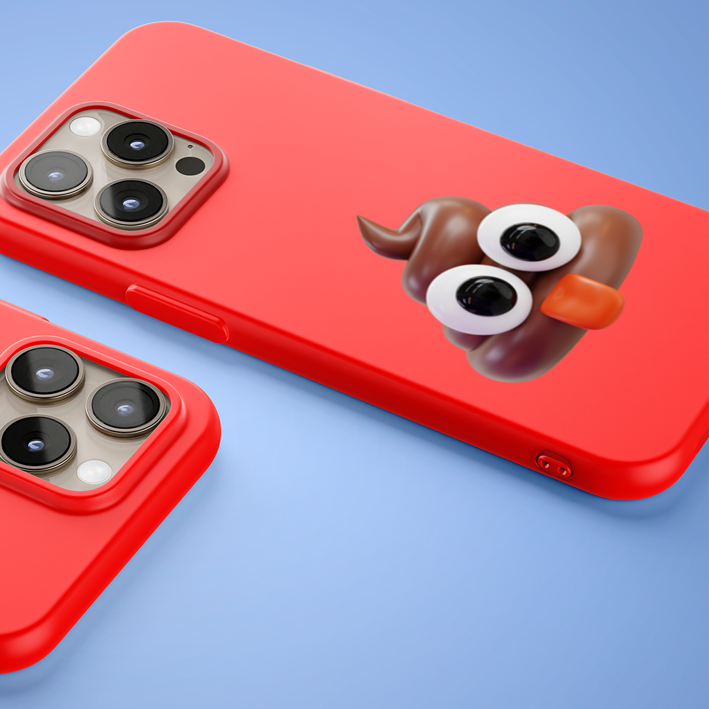 3D Silly Emoji iPhone 15 Pro Max Case