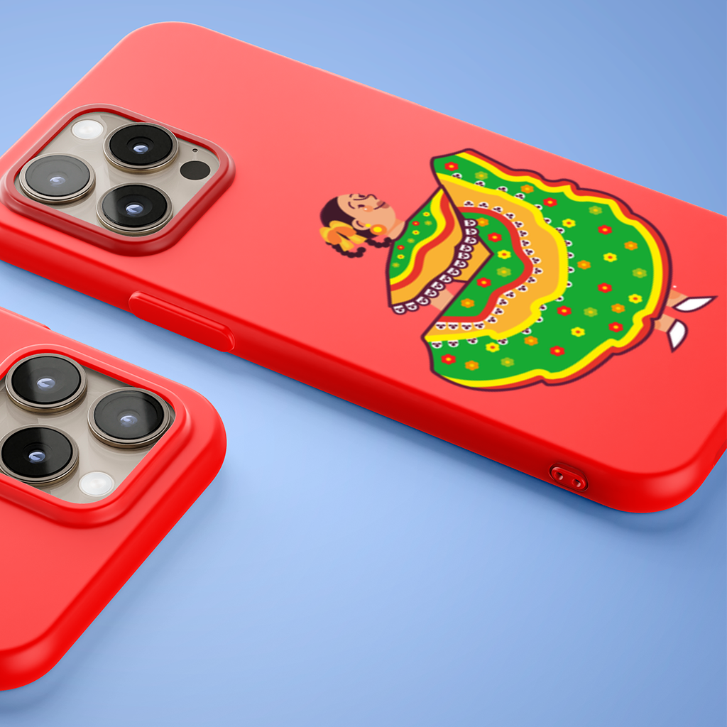 Mexican Folkloric Dancer Woman iPhone 15 Pro Max Case
