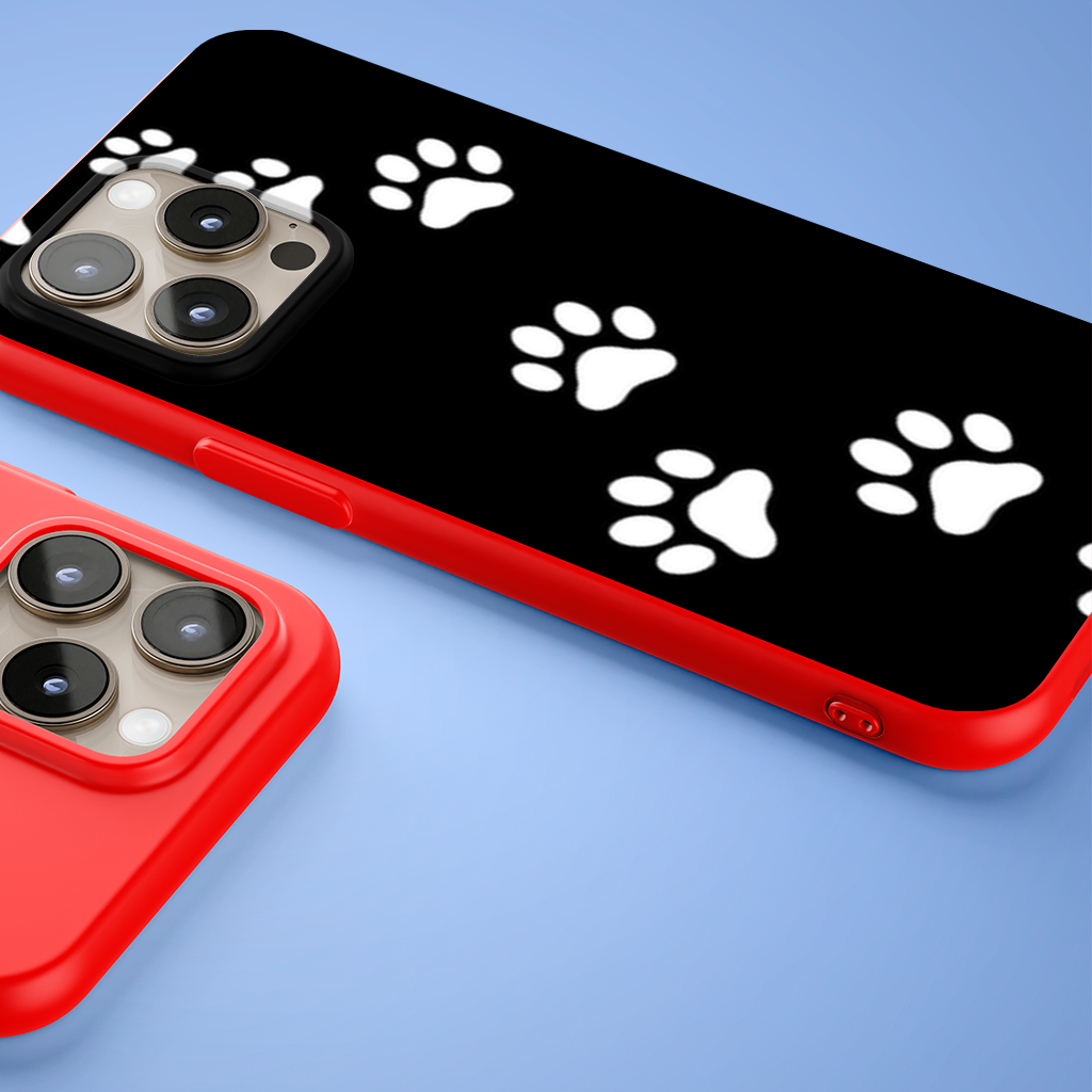 Paw Prints Trail iPhone 15 Pro Max Case