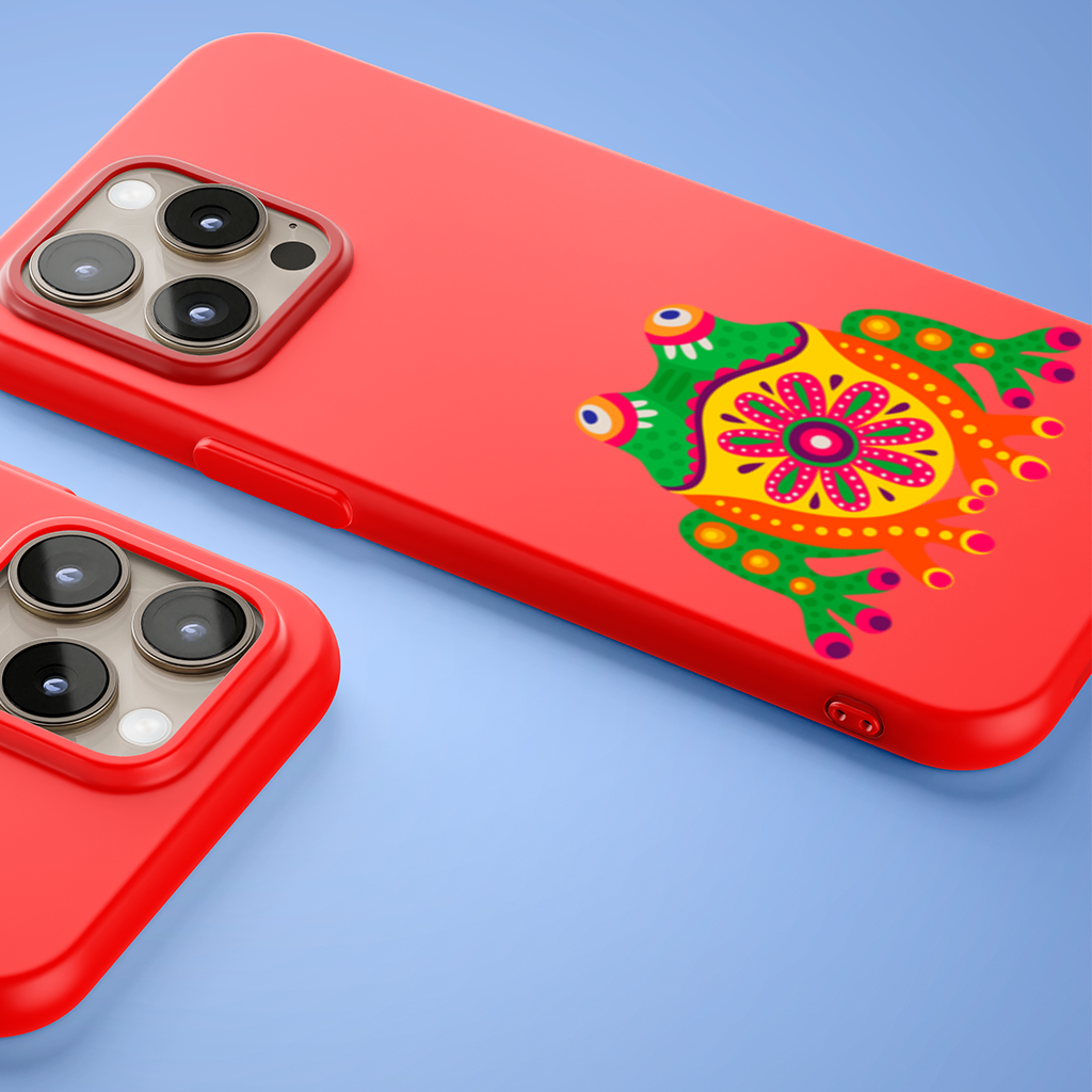 Meksika Alebrije Kurbağa iPhone 15 Pro Max Kılıfı