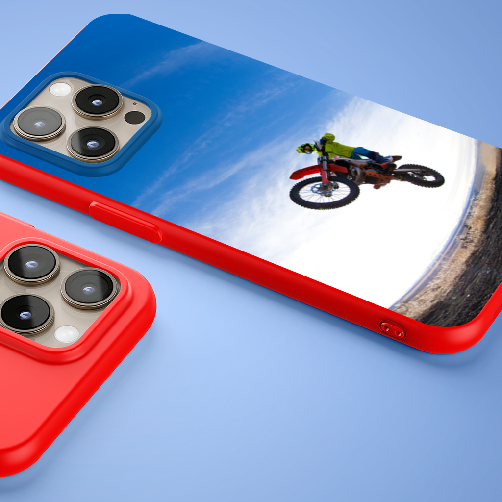 Motocross Mid Air Jump iPhone 15 Pro Max Case