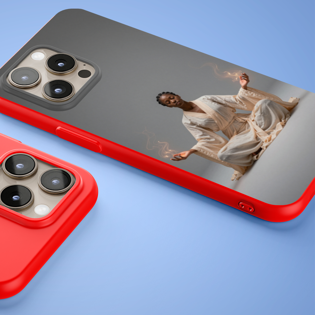 Ethereal Energy Meditation iPhone 15 Pro Max Case
