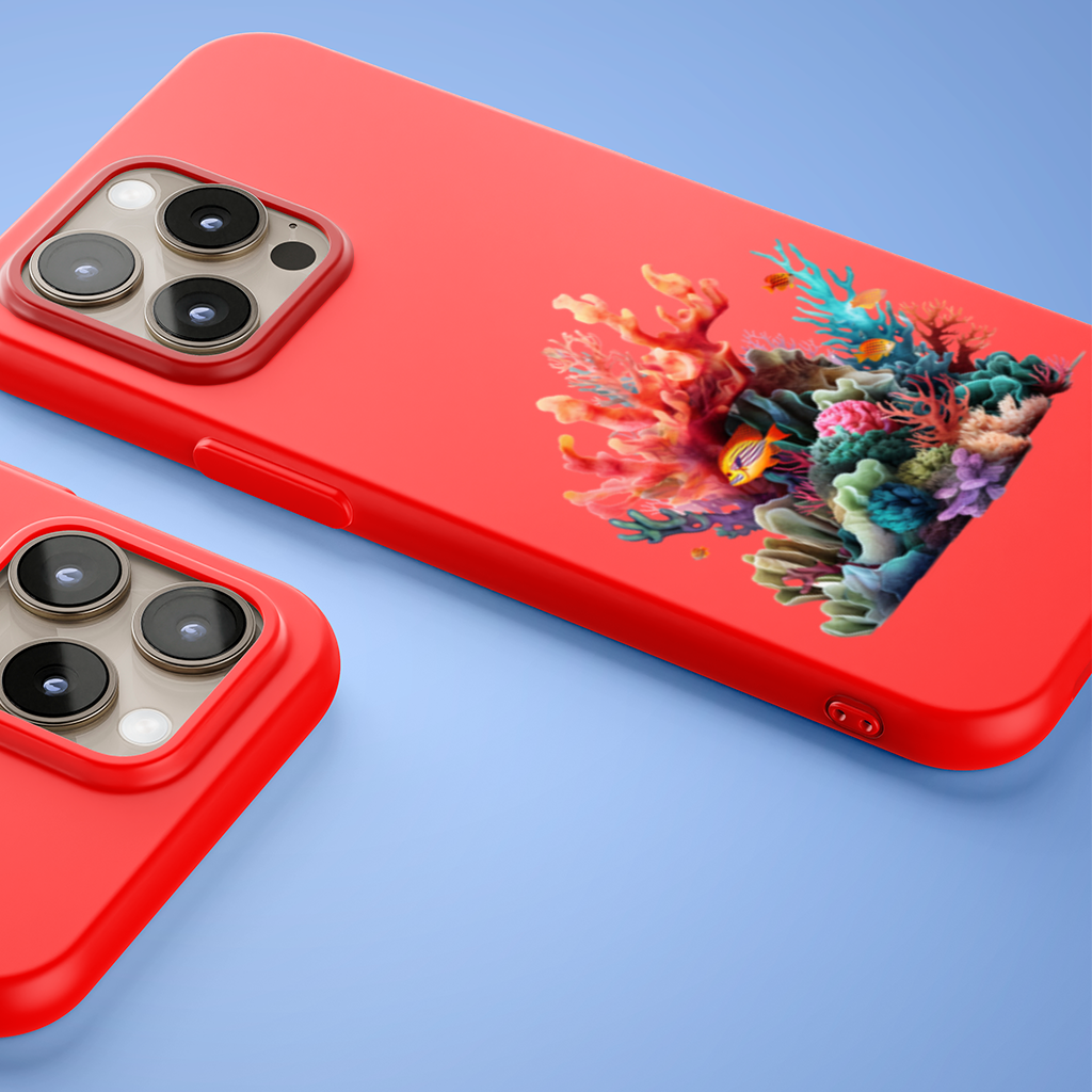 Vibrant Coral Reef and Tropical Fish iPhone 15 Pro Max Case