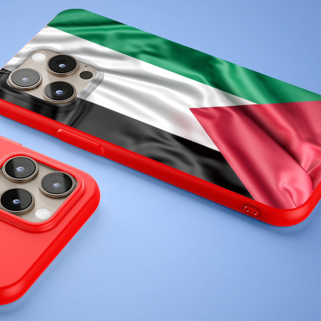 Waving Palestine Flag iPhone 15 Pro Max Case