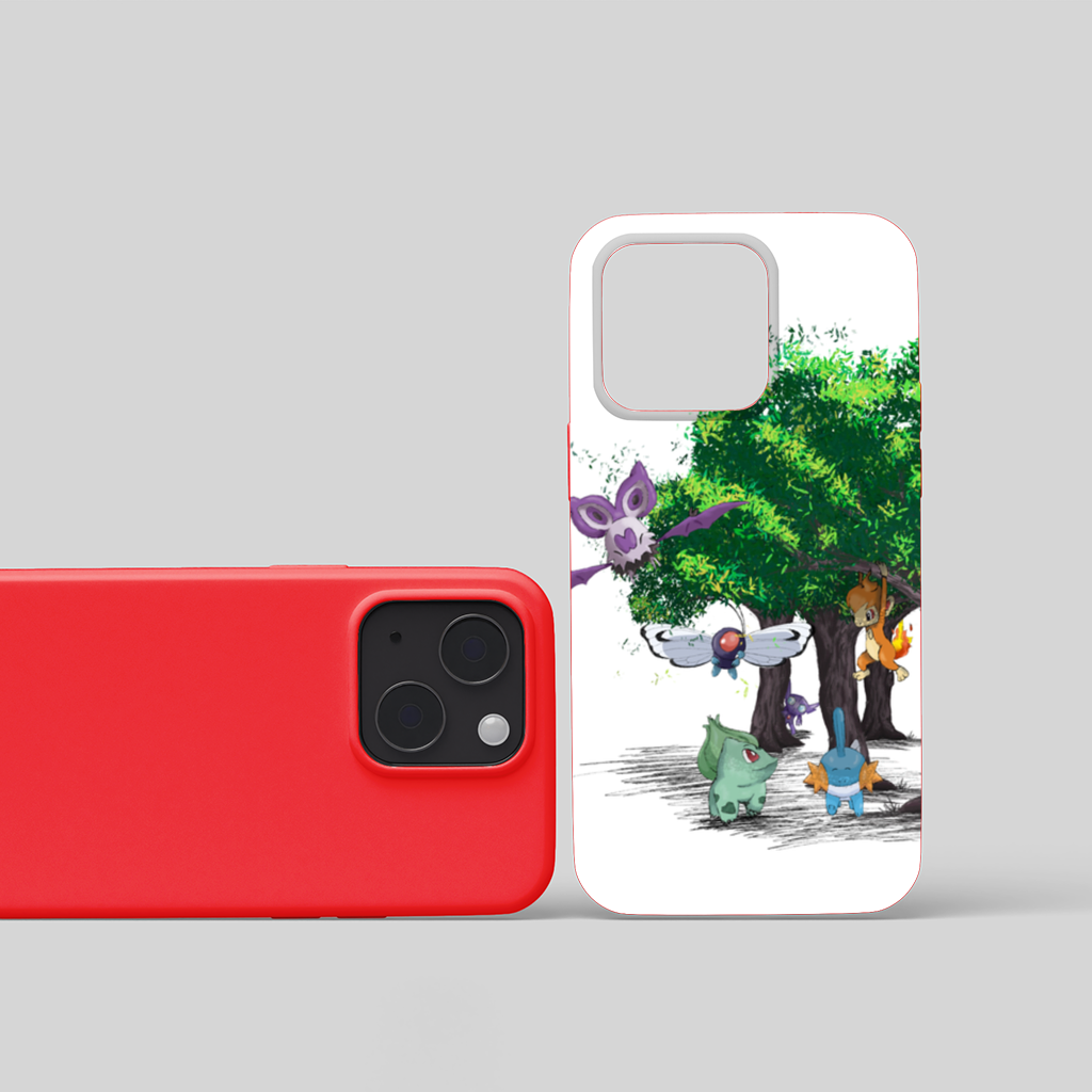 Fanmade Fakemon Characters, happy friends, anime characters iPhone 15 Plus Case