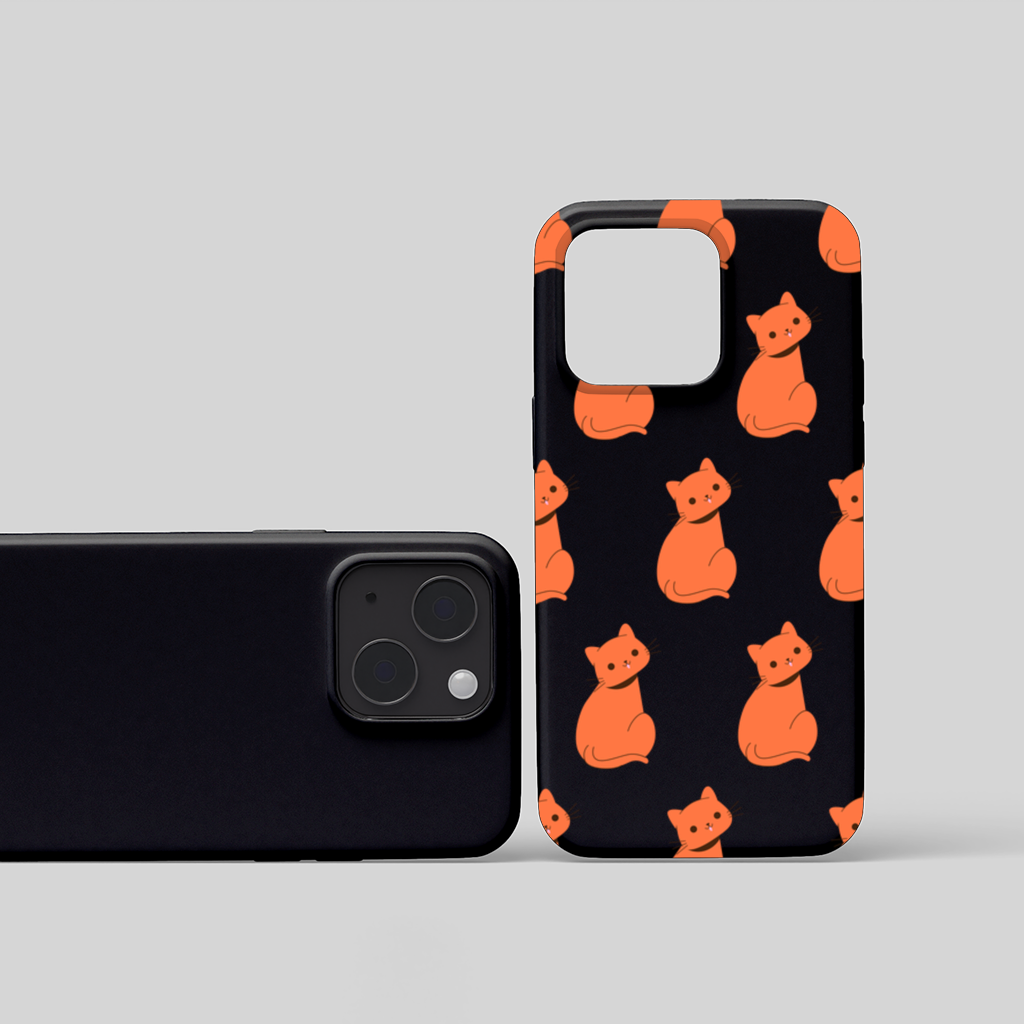 Kawaii Orange Cat Blep iPhone 15 Plus Case