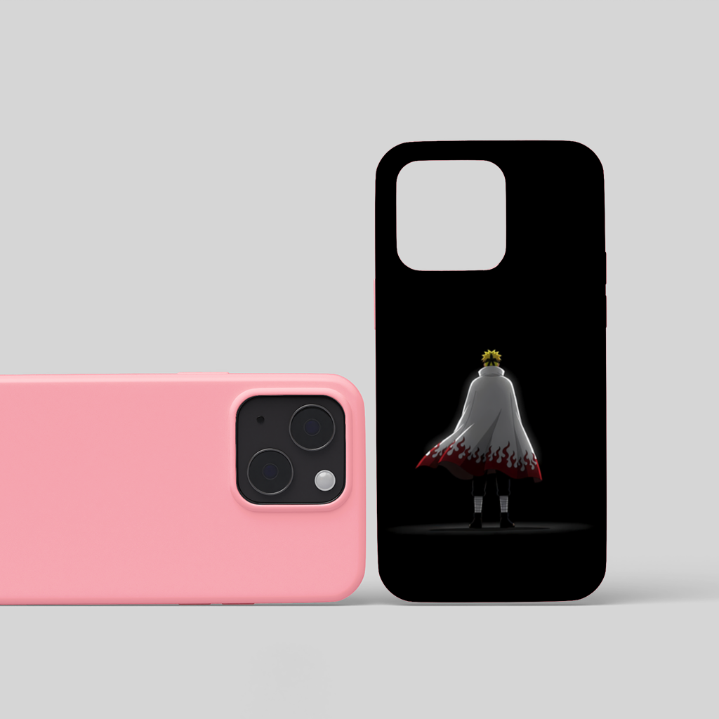 Power from Darkness Naruto Uzumaki Hokage Silhouette iPhone 15 Plus Case