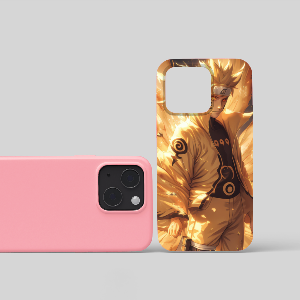 Naruto Uzumaki Kurama Chakra Mode Awakening iPhone 15 Plus Case