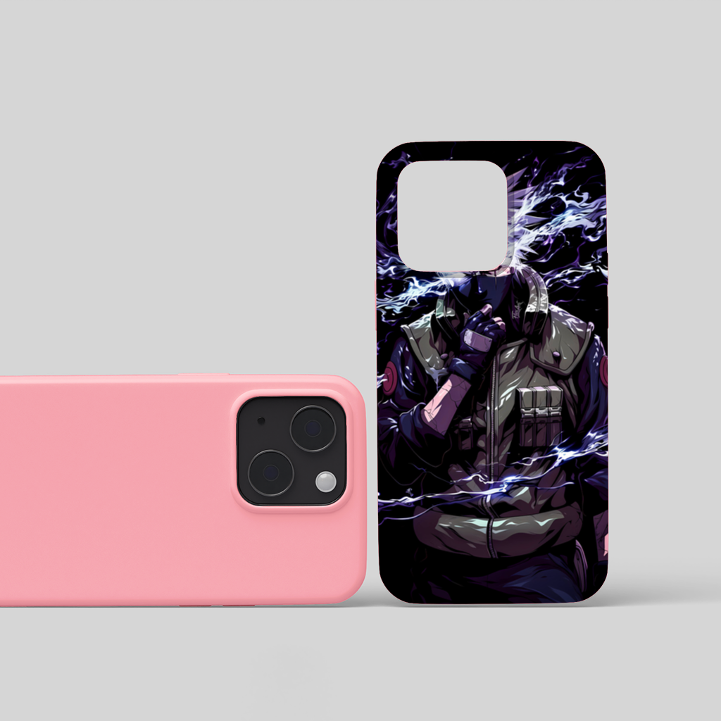 Kakashi Hatake  The Surge of Purple Lightning iPhone 15 Plus Case