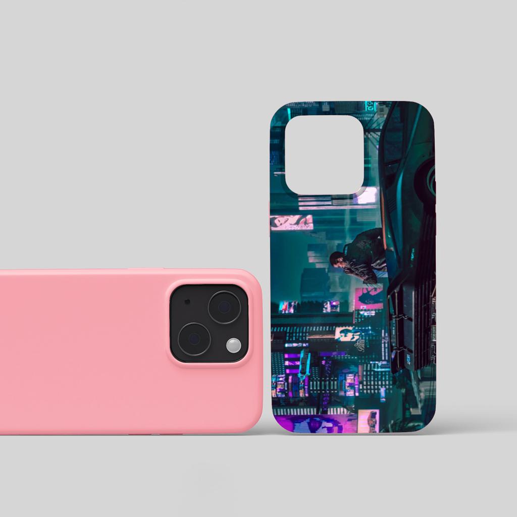 Cyberpunk Themed Customizable Gaming Design Product iPhone 15 Plus Case