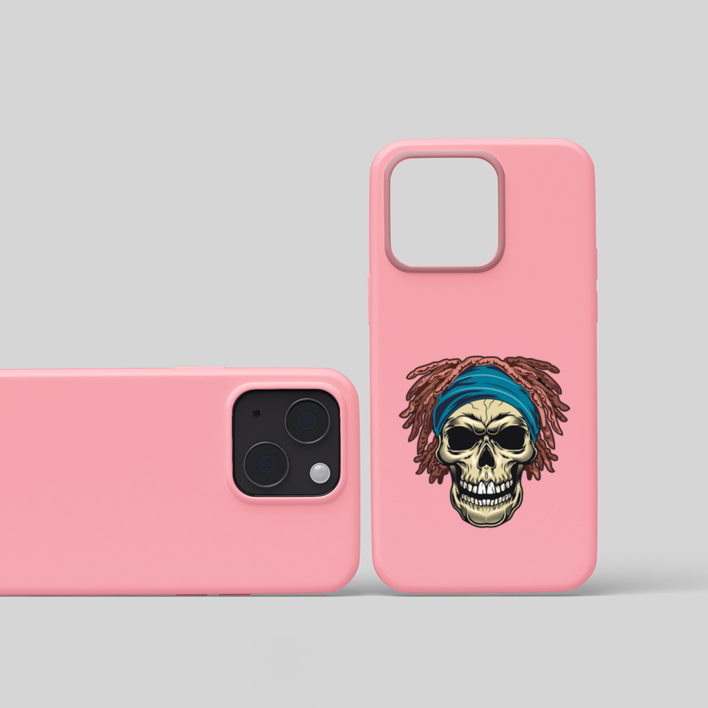 Bandana Dreadlock Skull iPhone 15 Plus Case