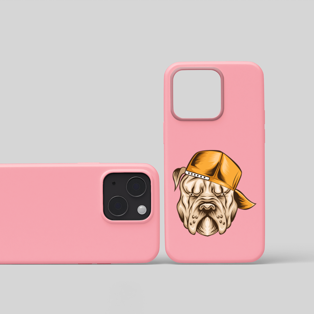 Angry Bulldog Snapback iPhone 15 Plus Case