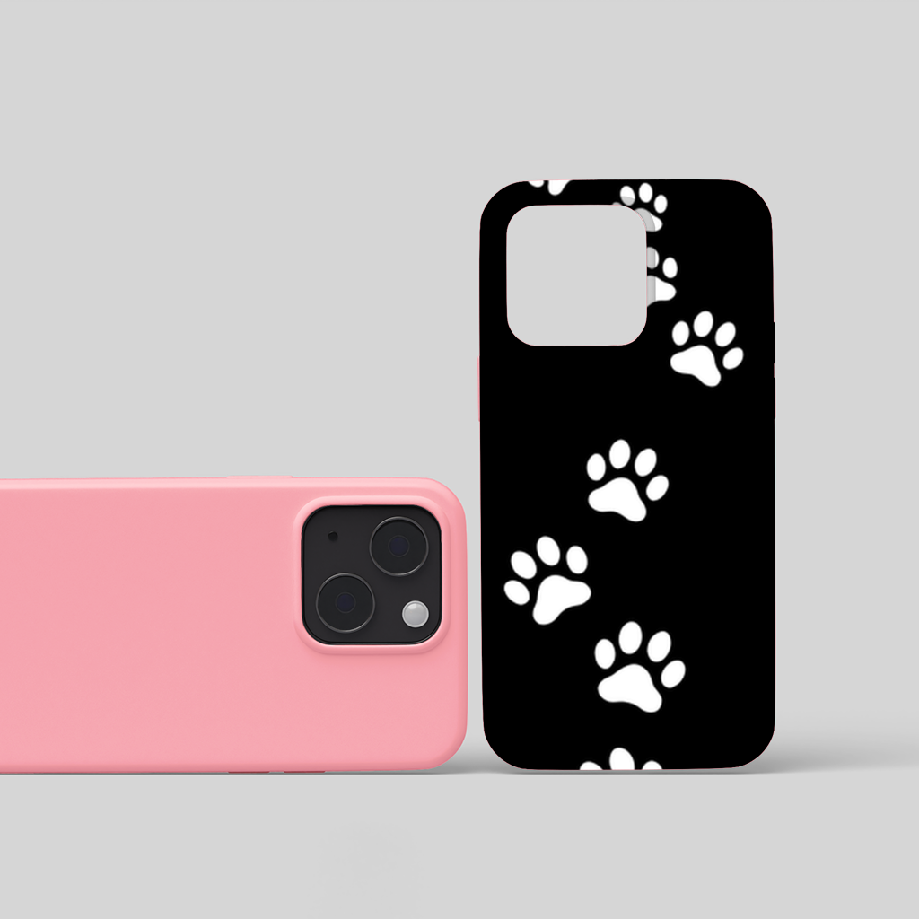 Paw Prints Trail iPhone 15 Plus Case