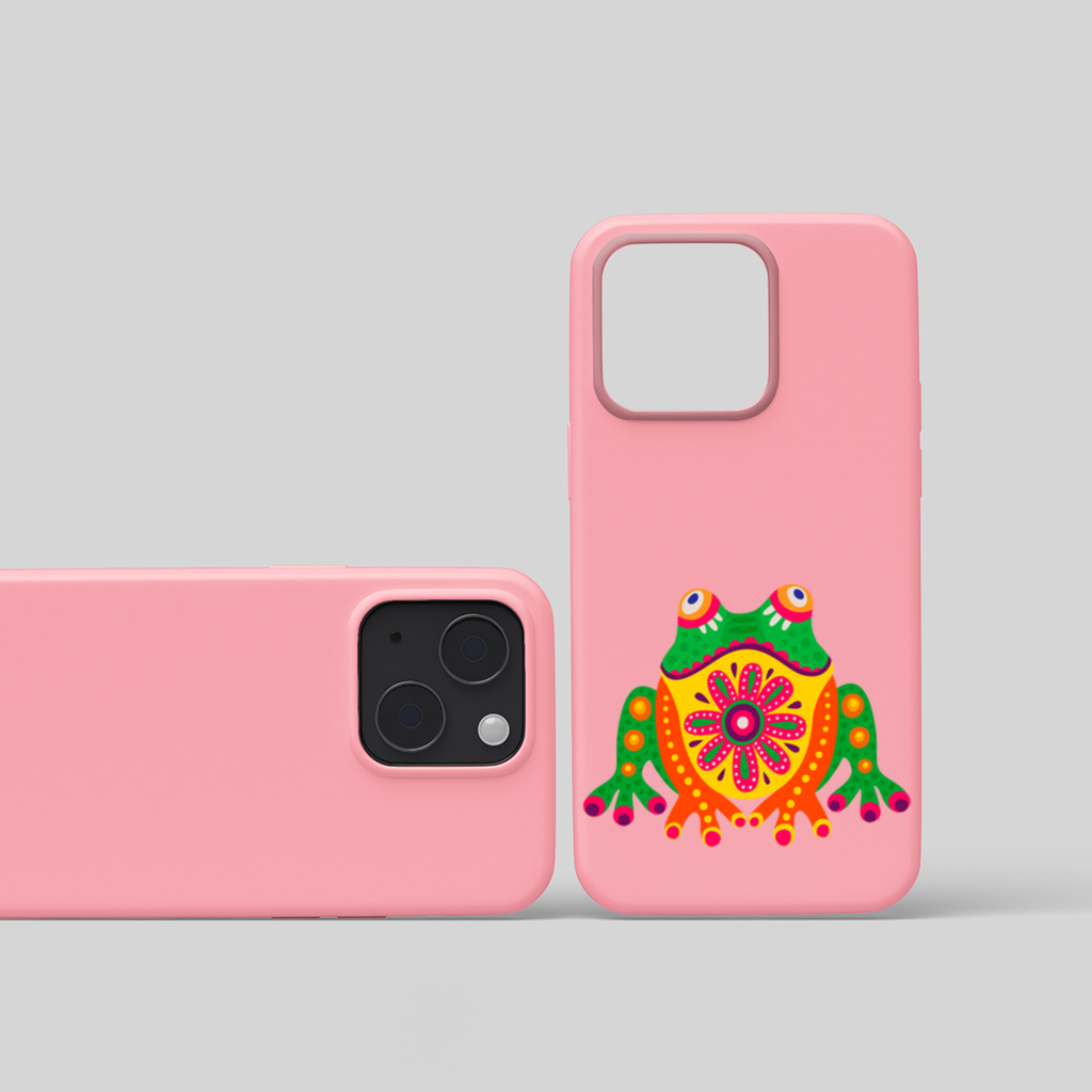 Mexican Alebrije Frog iPhone 15 Plus Case
