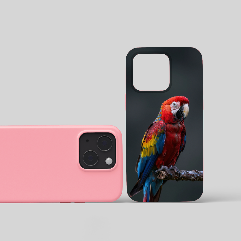 Scarlet Macaw Tropical Parrot iPhone 15 Plus Case