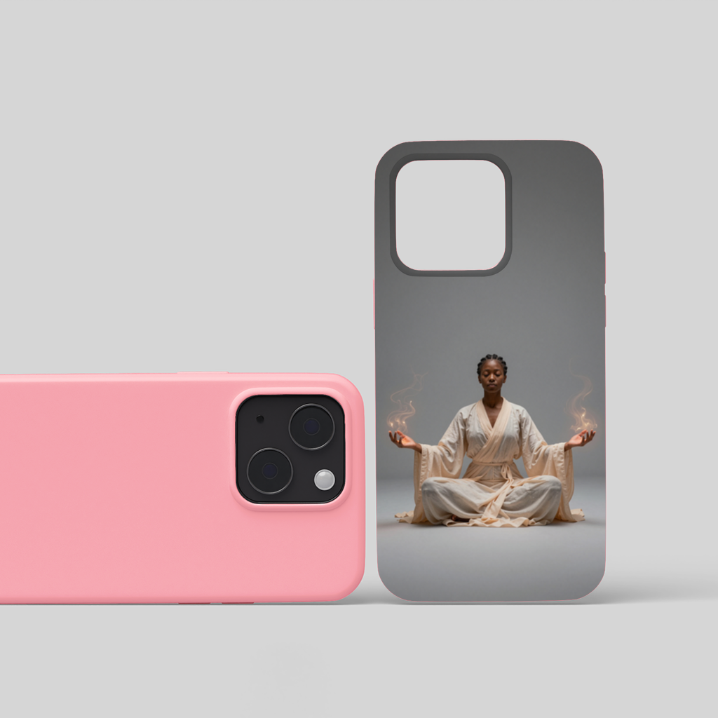 Ethereal Energy Meditation iPhone 15 Plus Case