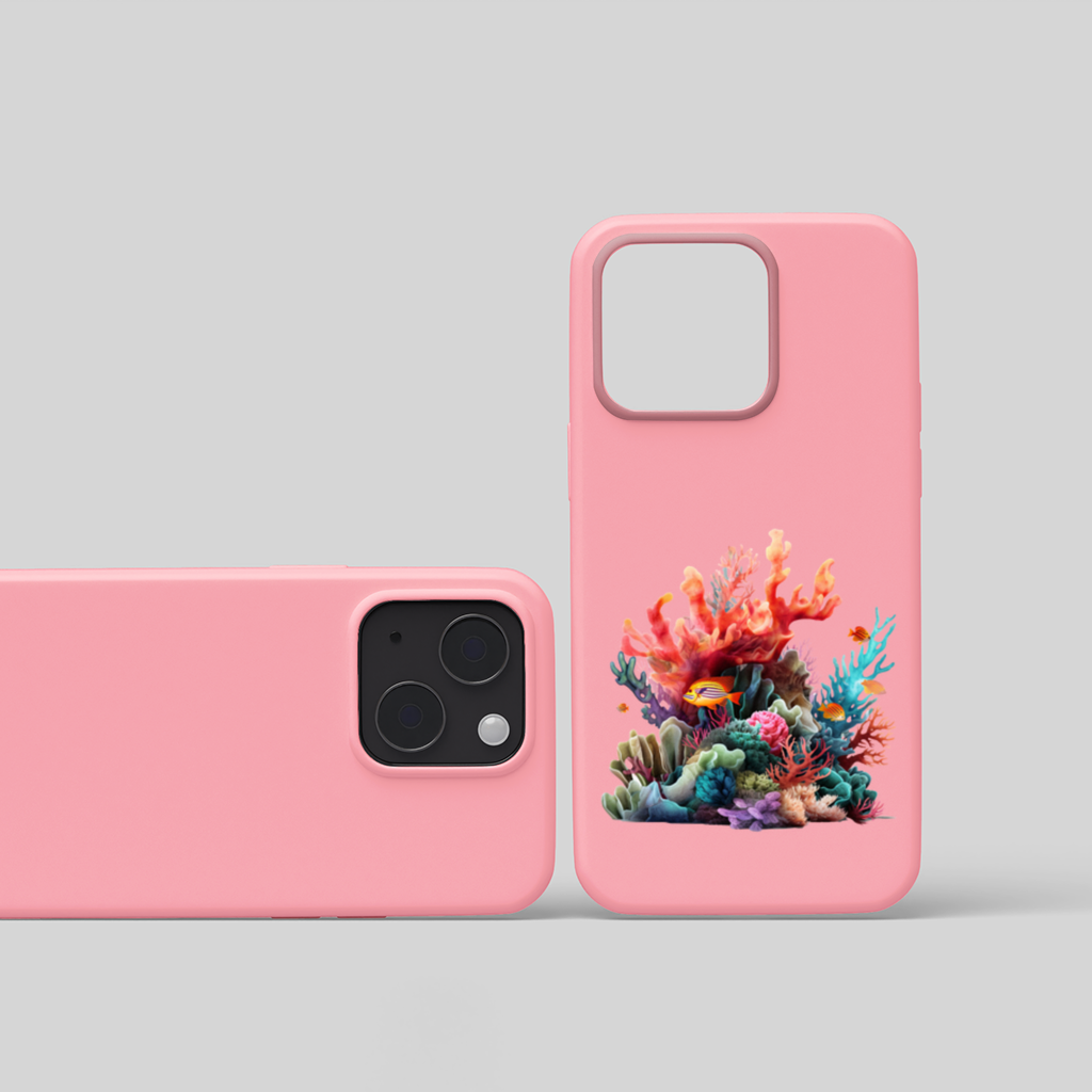 Vibrant Coral Reef and Tropical Fish iPhone 15 Plus Case