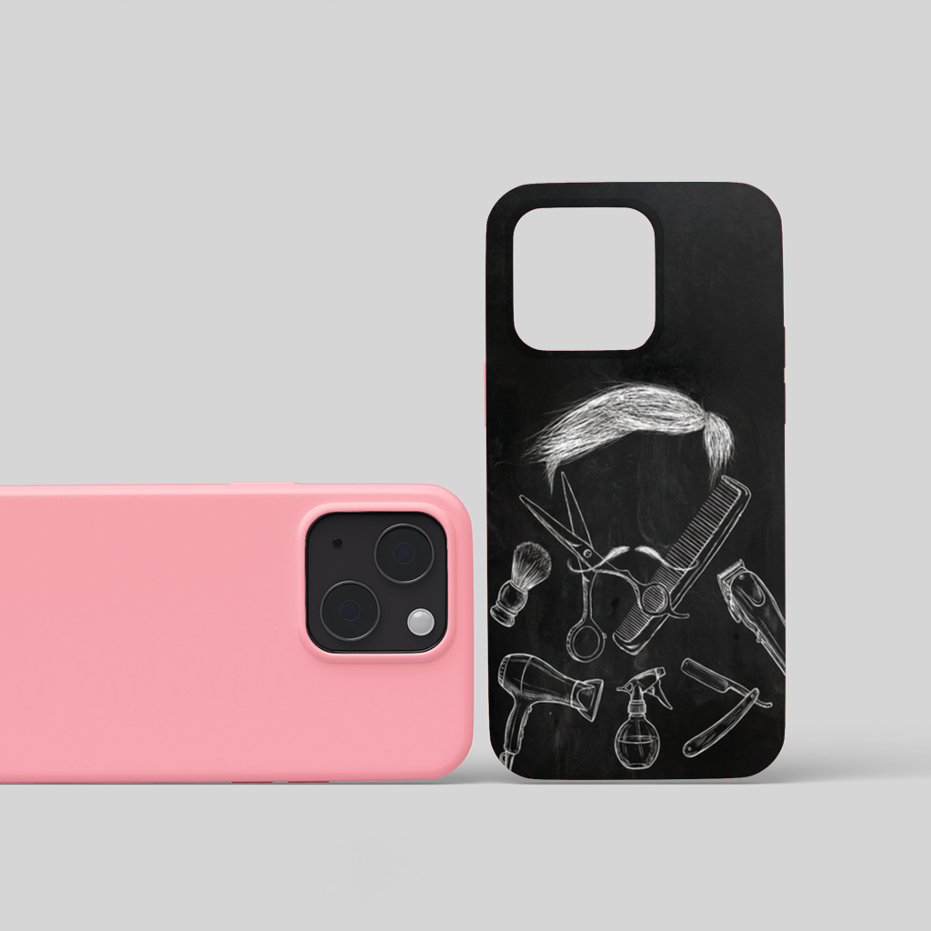 Vintage Barber Shop Tools iPhone 15 Plus Case