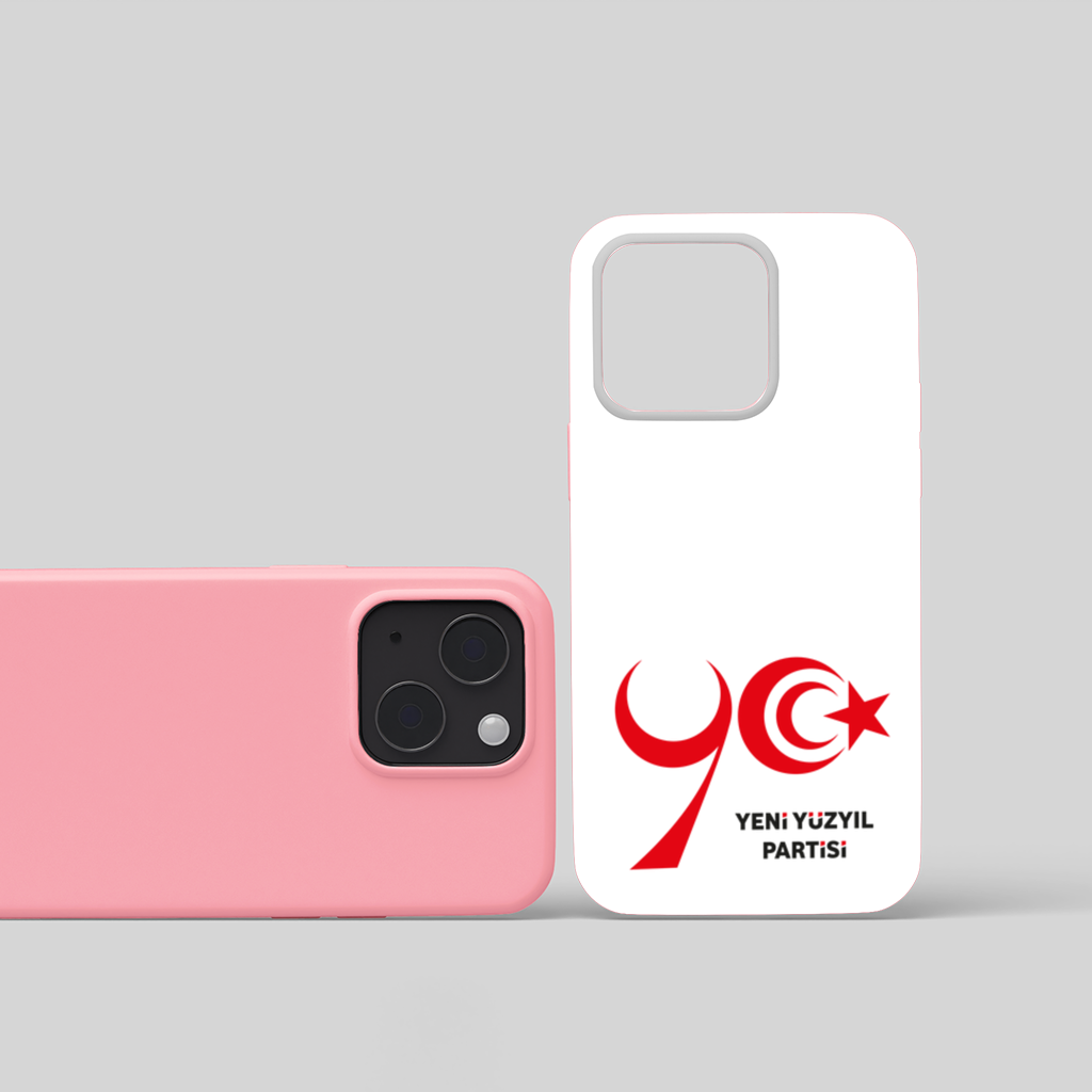 The Yeni Yüzyıl Party Logo on a White Background iPhone 15 Plus Case