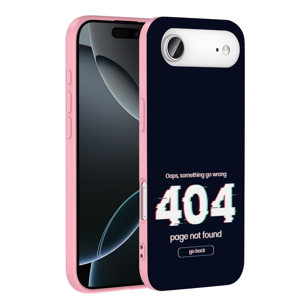 404 Error Glitch Design İphone 17 Air Case