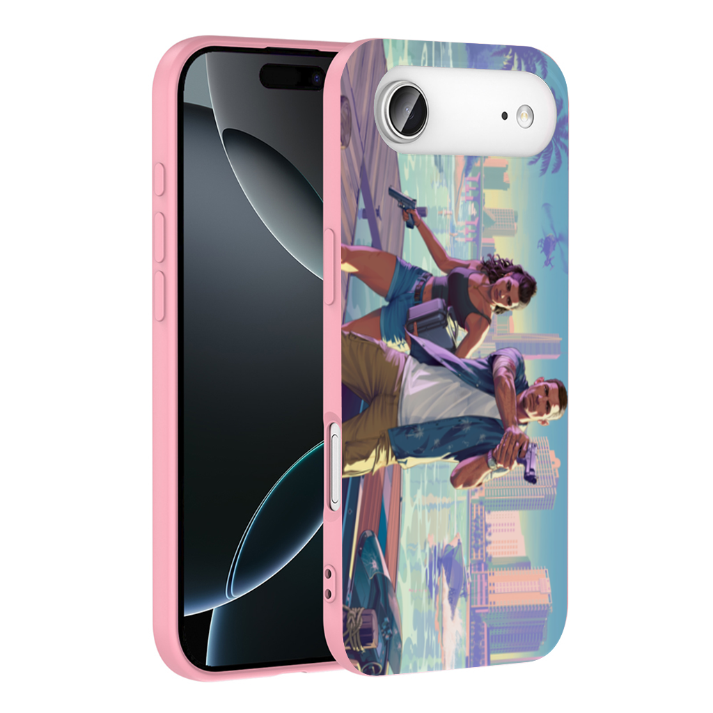 Vice City Çatışması Tropik Soygun İkilisi iPhone 17 Air Kılıfı
