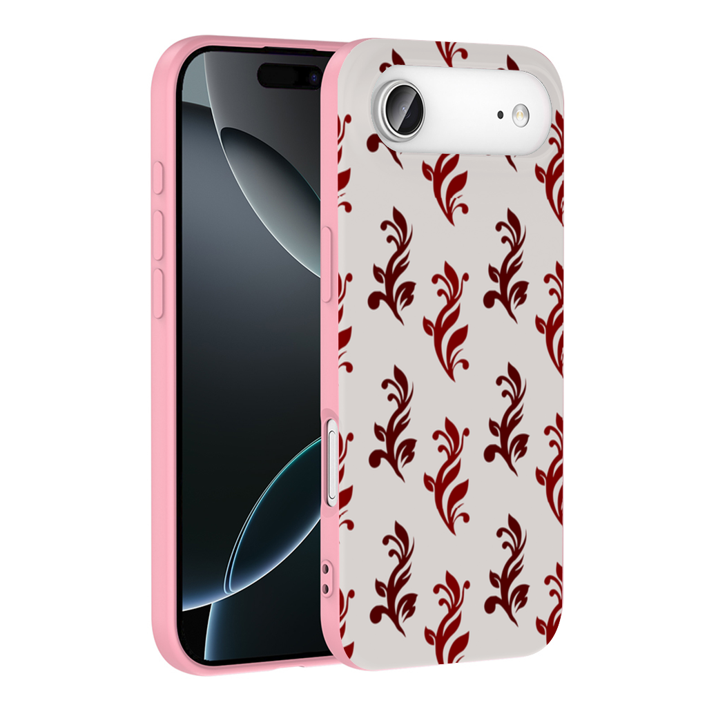 Burgundy Baroque Swirls İphone 17 Air Case