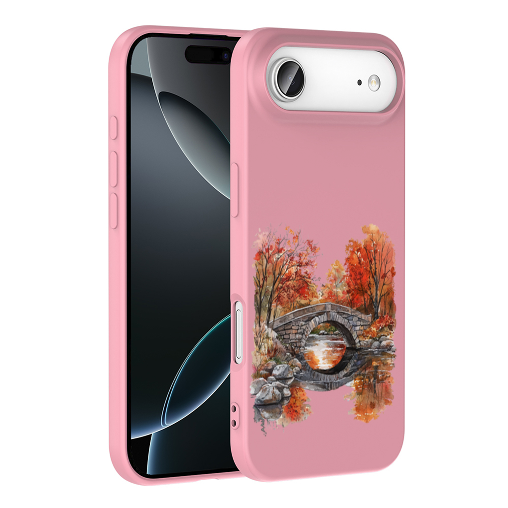 Sonbahar Taş Kemer Köprü ve Nehir iPhone 17 Air Kılıfı