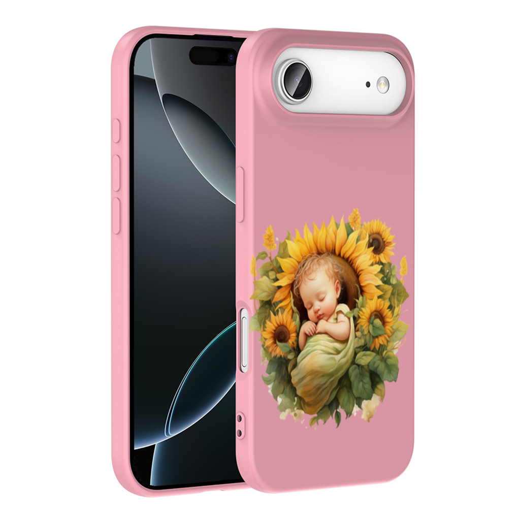 Sleeping Baby in Sunflower İphone 17 Air Case