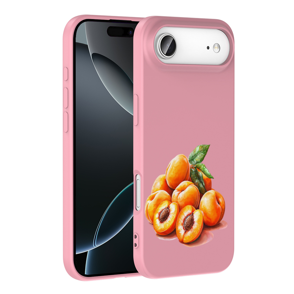 Watercolor Apricot and Leaves İphone 17 Air Case