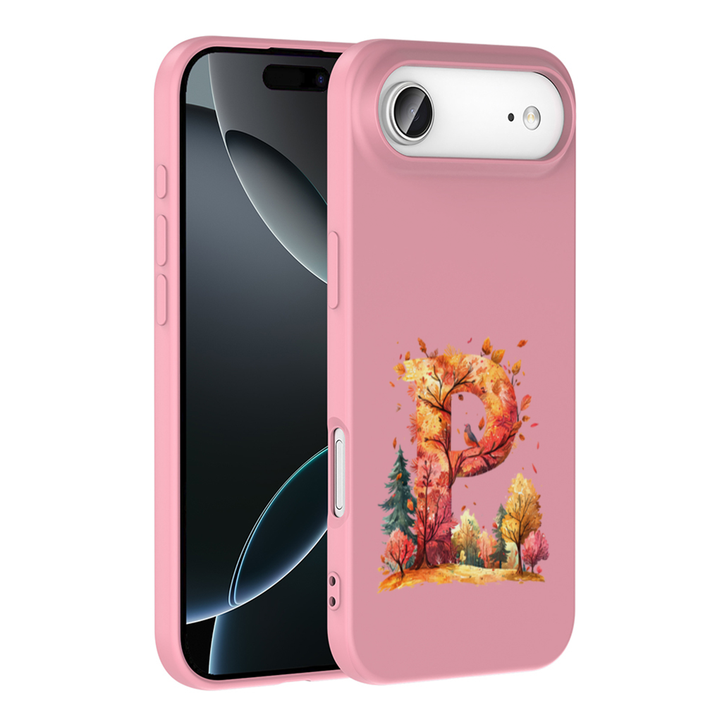 Autumn Forest Letter P with Bird İphone 17 Air Case