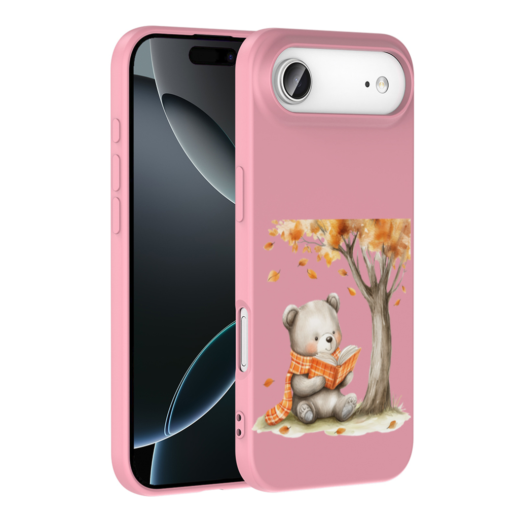 Reading Bear with Orange Scarf İphone 17 Air Case