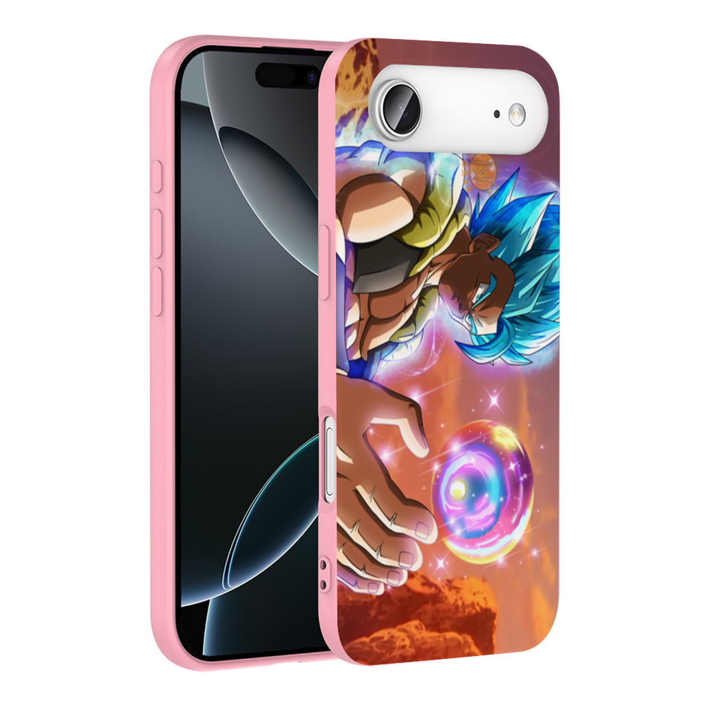 Blue Haired Warrior with Energy Orb İphone 17 Air Case